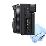 Sony Alpha a6400 Mirrorless Digital Camera Body (No Lens)+ 32GB Card, Tripod, Case, and More (10pc Bundle)