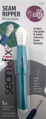 Seam Fix Seam Ripper & Thread Remover #653563 ~ Cut Loose Press ~ 1 per pkg ~ Teal