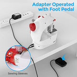 KPCB Sewing Machine for Beginners with DIY Bag Material (Red)
