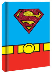 Silver Buffalo SP0150 DC Comics Superman Uniform Hard Cover Journal with Ribbon Book Mark, 160-Pages, 6 x 8 inches