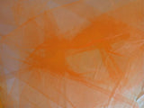 Tulle Light Orange 108 Inch Wide Fabric By the Yard (F.E.®)