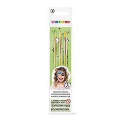 Snazaroo Green Starter Brushes - Set of 3
