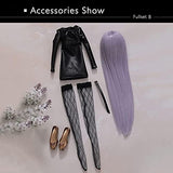 1/6 Ballet Feet BJD Doll 44.3cm Advanced Resin Ball Jointed Doll with Full Set Clothes Shoes Wig Makeup, 100% Handmade DIY Toys - Minifee Mirwen