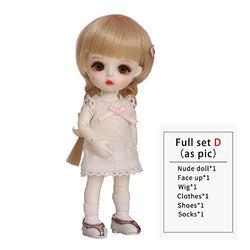 LCC Baby MIU 1/8 N N Resin Figures Model Baby Dolls Eyes Gifts for Christmas Or Birthday Fullset D in NS M