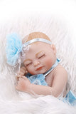 Pinky Lifelike 26cm 10 inch Mini Reborn Baby Dolls Full Body Hard Vinyl Silicone Realistic Looking Newborn Baby Girl Doll Reborn Dolls with a Pacifier Cute Child Birthday and Xmas Gift
