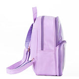 Ita Backpack Purse, Cute Clear Shoulder Bag Transparent Kawaii Daypack Travel Bag for Pins Display, Purple