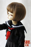 JD286 6-7inch 16-18CM Bobo Doll Wigs 1/6 YOSD Synthetic Mohair BJD Doll Wigs (Medium Brown)