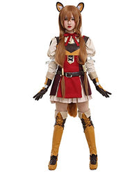 Coskidz Women's Raphtalia Cosplay Costume Outfit with Ears and Tail (Small)