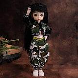 BJD Dolls Girl 12 Inch 1/6 SD Dolls with 13 Removable Jointed for Doll Toys, Cute Doll Toy with Clothes and Shoes, Birthday Gift for Age 3 4 5 6 7 8 Year Old Girls (Kun)