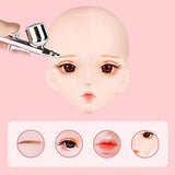 LUSHUN BJD Dolls 1/6 SD Doll 12 Inch 28 Ball Jointed Doll DIY Toys, with Colored Long Hair Ponytail, Doll Ball Jointed Dolls + Makeup + Clothes + Shoes + Wigs + Doll Accessories