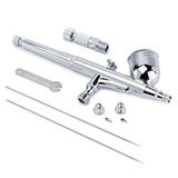 PointZero Dual-Action 7cc Gravity-Feed Airbrush 3 Tip Set (.2mm .3mm .5mm)