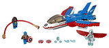 LEGO Super Heroes Captain America Jet Pursuit 76076 Building Kit (160 Pieces)