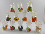 Mr_air_thai 12 pc Lot of Miniature Fruit Food Vegetable Dollhouse Fruit in Mini Bottle Fruit Mix Collection