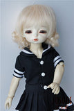 JD268 6-7inch 16-18CM Tiny Curly Short Mohair BJD Wigs 1/6 YOSD Mohair Doll Wigs (Blond)