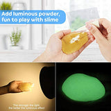 Anpro DIY Slime Kit for Girls Boys, Ultimate Glow in The Dark Glitter Slime Making Kit Arts Crafts, Slime Kits Supplies 16 Colors Creative Set and 46 Accessories