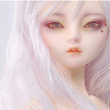 ZDD BJD Doll,1/4 SD Dolls DIY Toys with Full Set Wig Makeup Accessories Surprise Gift for Girls, Ball Mechanical Jointed Doll（Without Clothes）