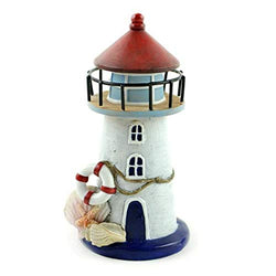 /N Diu Dang Miniature Dollhouse Fairy Garden Lighthouse w/Seashells - Buy 3 Save $5 Diu Dang