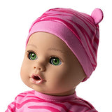 Adora Playtime Baby Doll 13" Tiger Bright - Medium Skin Tone, Hazel Green Open/Close Eyes, Comes with A Baby Bottle