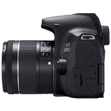 Canon EOS 850D (Rebel T8i) DSLR Camera w/Canon EF-S 18-55mm F/4-5.6 is STM Zoom Lens + Case + 128GB Memory (28pc Bundle)