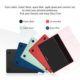 XP-PEN Deco Fun S Graphic Drawing Tablet 6x4 Inches Digital Sketch Pad OSU Tablet for Digital Drawing, OSU, Online Teaching-for Mac Windows Chrome Linux Android OS(Red)