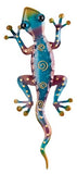 Regal Art & Gift Gecko Decor, Set of 2, Bundle of Rainbow Green and Rainbow Purple Geckos