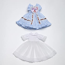 MEShape Plaid Dress + White Net Yarn Dress for 1/6 BJD/SD Doll Clothes, Three Colors Can be Selected