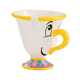 Vandor Disney Beauty and The Beast Chip Replica Sculpted Ceramic Tea Cup, 8 Ounce