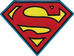 C&D Visionary DC Comics Patch, Superman Insignia 7.5"X10"