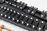 Professional Wooden Soprano Full Size Glockenspiel Xylophone with 27 Metal Keys for Adults & Kids - Includes 2 Wooden Beaters