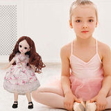 courti BJD Doll,1/6 SD Dolls12 Inch Toddler Mini Dolls,18 Ball Jointed Doll DIY Toys with Full Set Clothes Shoes Wig Makeup Girls Gift Set