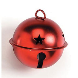 Bulk Buy: Darice DIY Crafts Jingle Bell Matte Red 65mm (6-Pack) 1148-65