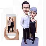 Fully Custom Lovers Bobblehead Personalized Couple Figurine, Two People,DHL Expedited Shipping Service