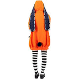 Anime Kakegurui Twin Yomoduki Runa Uniform Cosplay Costumes Orange Hooded Jacket Coat with Ears and socks