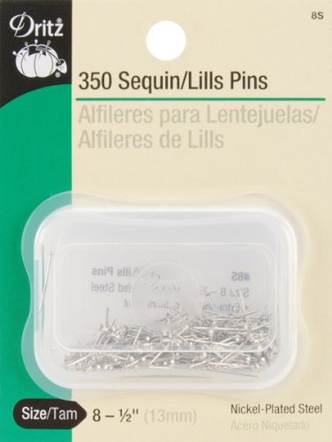 Dritz 8S 350-Piece Sequin/Lills Pins, 1/2-Inch