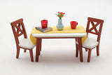 1:18 Scale Cool Beans Boutique Miniature Dollhouse Furniture DIY Kit – Dining Table Set (Assembly Required) DH-HD18-1181026DiningSet
