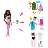 Barbie Doll with 2 Career Looks That Feature 8 Clothing and Accessory Surprises to Discover with Unboxing, Gift for 3 to 7 Year Olds