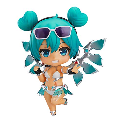 MRK Hatsune Miku Nendoroid Collectable Figure Racing Miku 2013 Chevron Modeling Exquisite Miku Toy Top Collecting 3.75" H Hobbyist's Favorite Top Collecting