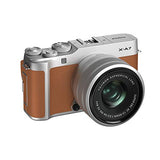 Fujifilm X-A7 Mirrorless Digital Camera w/XC15-45mm F3.5-5.6 OIS PZ Lens, Camel