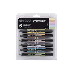 Winsor & Newton ProMarker 6 Pastel Tones Set