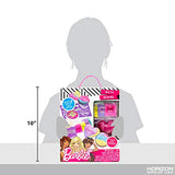 Barbie Make Your Own Bath Bomb Kit by Horizon Group USA, DIY Four Custom Colorful & Sweet-Smelling Bath Bombs, Includes Stencil, Glitter, Molds, Fragrances & More, Pink, Yellow, Teal & Purple