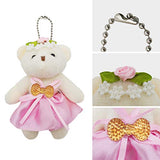 12 Pack Mini Bears Plush Toys, 10cm Stuffed Teddy Bears Animals Keychain Doll Bulk for Wedding Party Favors Decoration, Baby Shower ,Xmas Gifts,Stocking Stuffers,Treasure Box Supplies