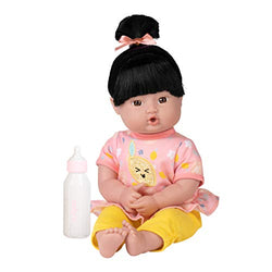 Adora Playtime Baby Doll Bright Citrus, 13 inch Asian Soft Doll, Best Baby Toy Gift for Age 1+