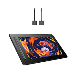 XP-PEN Artist16 2nd Drawing Pen Display with Battery-Free X3 Stylus and 10 Customized Hot Keys, Full-Laminated Digital Art Tablet & XP-PEN USB-C Hub 3 in 1 Type C to USB/HDMI/PD