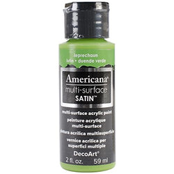 DecoArt Americana Multi-Surface Satin Acrylic Paint, 2-Ounce, Leprechaun