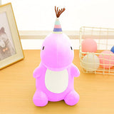 Ahlulu Cute Dinosaur Plush Toy 10" Soft Stuffed Animal Doll for Kids Babies Toddlers, Purple