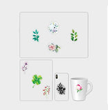 50 Pcs Plant and Flower Stickers Decals for Water Bottle Hydro Flask Laptop Luggage Car Bike Bicycle Helmet Vinyl Waterproof Plant and Flower Stickers Pack