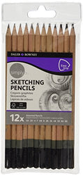 Daler Rowney Simply 12 Sketching Pencils