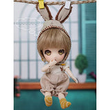 KSYXSL 1/12 BJD Doll 13cm 5.1 Inch Moveable Joints Toys with All Clothes Socks Wig Makeup Hat Fashion Figure Dolls Toy for Girls Gift