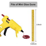 Mini Glitter Hot Glue Sticks 14 Colored for DIY Art Craft,4 inches 80 pcs