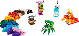 LEGO Classic Creative Monsters 11017 Building Kit; Includes 5 Monster Toy Mini Build Ideas to Inspire Creative Play for Kids Aged 4 and Up; Helps Children Develop Key Life Skills (140 Pieces)